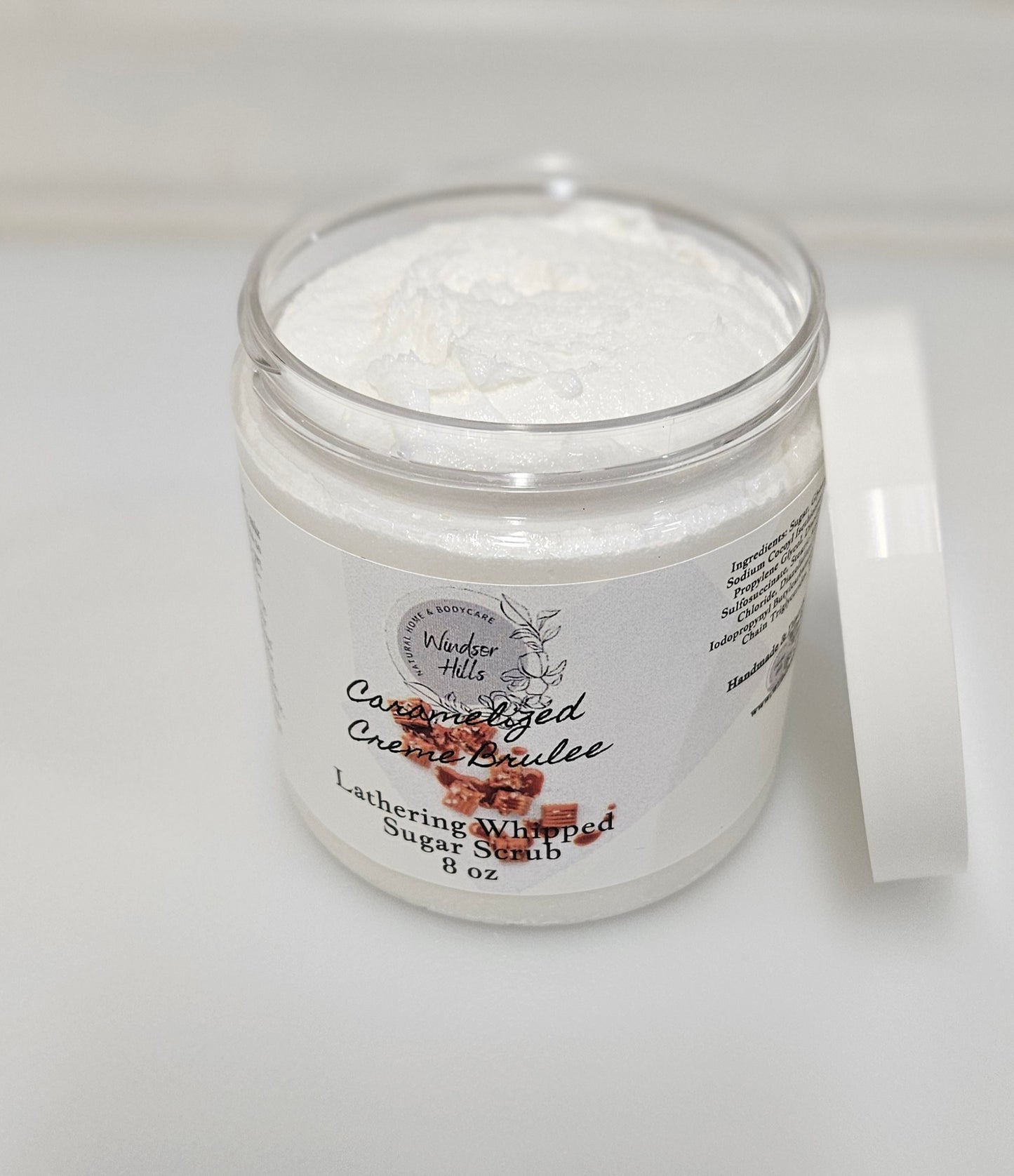 Lathering Whipped Sugar Scrub