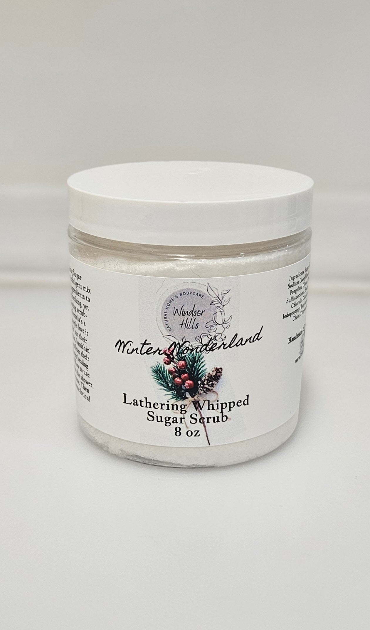 Lathering Whipped Sugar Scrub