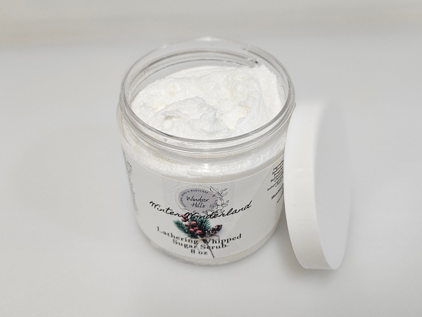 Lathering Whipped Sugar Scrub