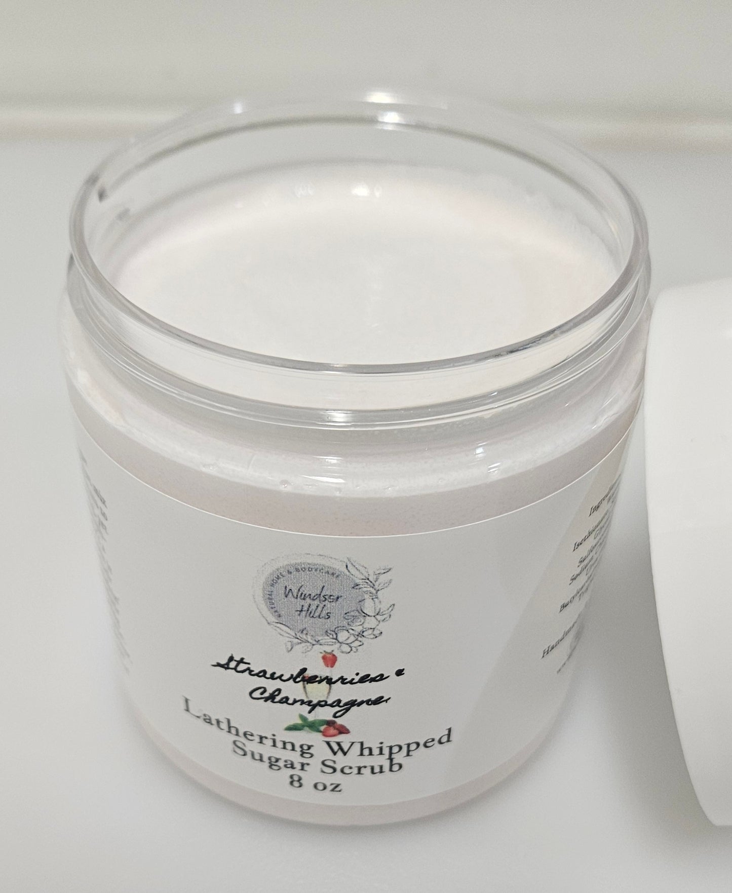 Lathering Whipped Sugar Scrub