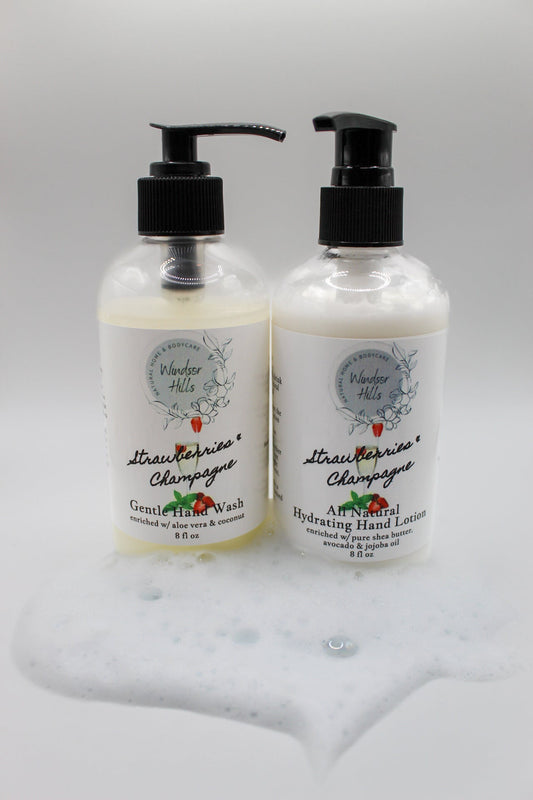 Strawberries & Champagne Hand Care Bundle